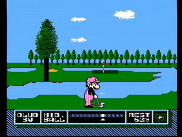 
NES Open Tournament Golf | NES | gameplay screenshot | Data by MobyGames.com