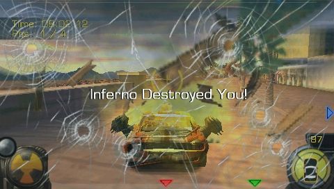 
Full Auto 2: Battlelines | PSP | gameplay screenshot | Data by MobyGames.com