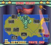 
Teenage Mutant Ninja Turtles: Tournament Fighters | SNES | gameplay screenshot | Data by MobyGames.com