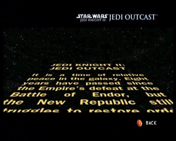 
Star Wars: Jedi Knight II - Jedi Outcast | Xbox | gameplay screenshot | Data by MobyGames.com