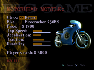 Road Rash 3-D | PlayStation | gameplay screenshot | region=North America | source-country= | zypher-v2 | moby-6e1bb73825c0 | Data by MobyGames.com