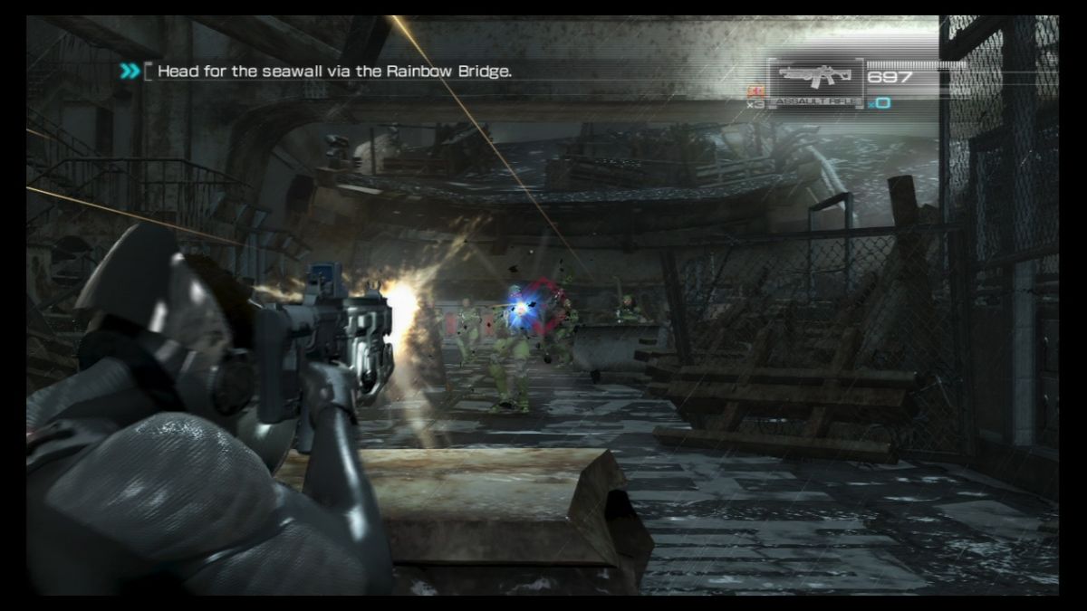 Binary Domain | PlayStation 3 | gameplay screenshot | Data by MobyGames.com