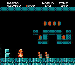 
Super Mario Bros | NES | gameplay screenshot | Data by MobyGames.com