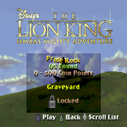 
Disney's The Lion King: Simba's Mighty Adventure | PlayStation | gameplay screenshot | Region: North America | source-country= | Data by MobyGames.com