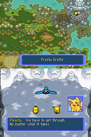 
Pokémon Mystery Dungeon: Blue Rescue Team | Nintendo DS | gameplay screenshot | Data by MobyGames.com