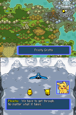 
Pokémon Mystery Dungeon: Blue Rescue Team | Nintendo DS | gameplay screenshot | Data by MobyGames.com