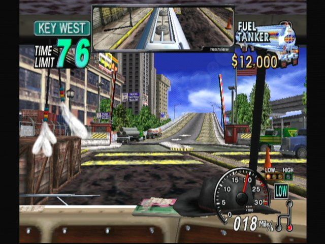 
Eighteen Wheeler: American Pro Trucker | GameCube | gameplay screenshot | Data by MobyGames.com