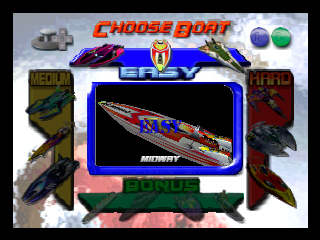 
Hydro Thunder | Nintendo 64 | gameplay screenshot | Data by MobyGames.com
