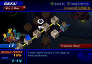 Kingdom Hearts: Re:Chain of Memories | PlayStation 2 | gameplay screenshot | region=North America | source-country= | zypher-v2 | moby-5210aa28c283 | Data by MobyGames.com