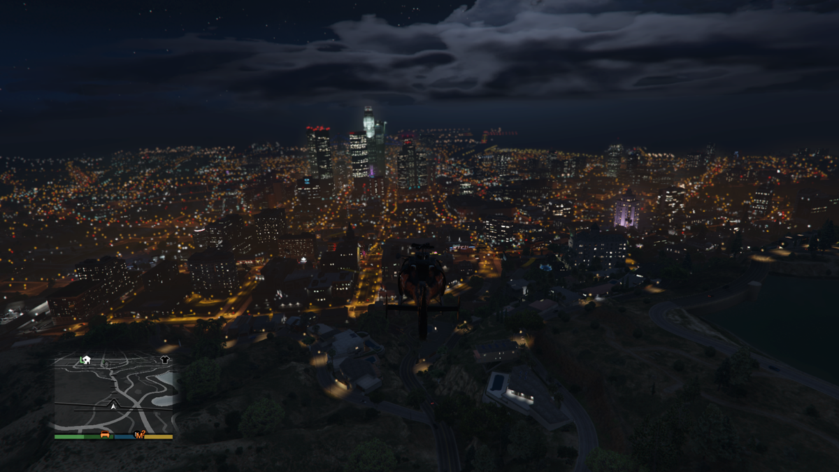 
Grand Theft Auto V | Xbox One | gameplay screenshot | Region: North America | source-country= | Data by MobyGames.com