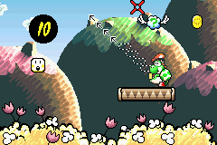 
Yoshi's Island: Super Mario Advance 3 | Game Boy Advance | gameplay screenshot | Region: North America | source-country= | Data by MobyGames.com