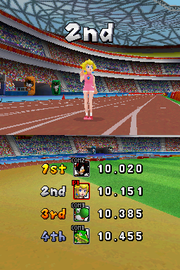 
Mario & Sonic at the Olympic Games | Nintendo DS | gameplay screenshot | Data by MobyGames.com