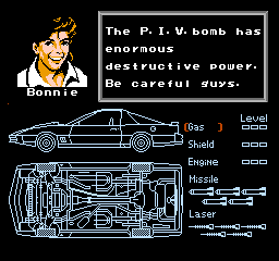 
Knight Rider | NES | gameplay screenshot | Data by MobyGames.com