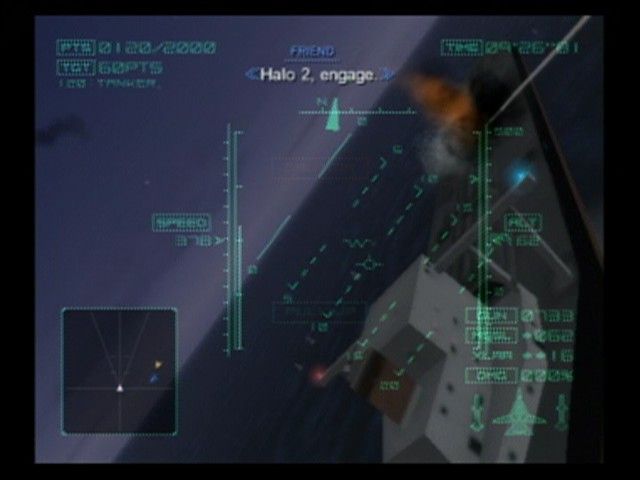 
Ace Combat 04: Shattered Skies | PlayStation 2 | gameplay screenshot | Region: North America | source-country= | Data by MobyGames.com