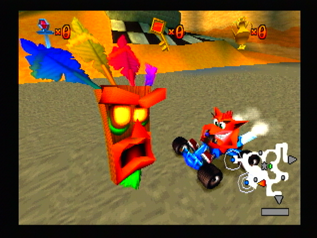 CTR: Crash Team Racing | PlayStation | gameplay screenshot | region=North America | source-country= | zypher-v2 | moby-3ba519ab350c | Data by MobyGames.com