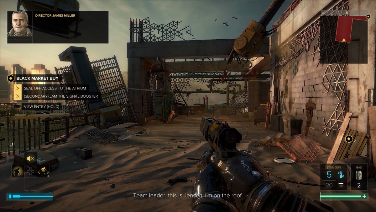 
Deus Ex: Mankind Divided | PlayStation 4 | gameplay screenshot | Data by MobyGames.com