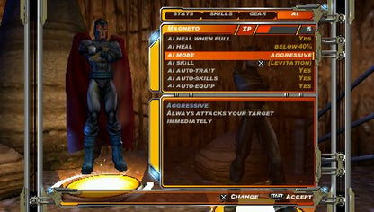 
X-Men: Legends II - Rise of Apocalypse | PSP | gameplay screenshot | Region: North America | source-country= | Data by MobyGames.com