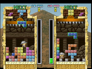 
Tetris Plus | PlayStation | gameplay screenshot | Data by MobyGames.com