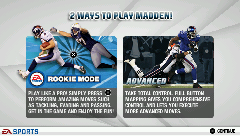 Madden NFL 09 | PSP | gameplay screenshot | region=North America | source-country= | zypher-v2 | moby-9c0dd63d9683 | Data by MobyGames.com