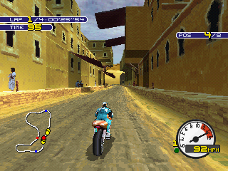 Moto Racer 2 | PlayStation | gameplay screenshot | Region: North America | source-country= | Data by MobyGames.com