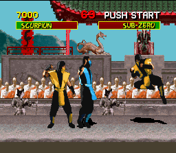 
Mortal Kombat | SNES | gameplay screenshot | Data by MobyGames.com