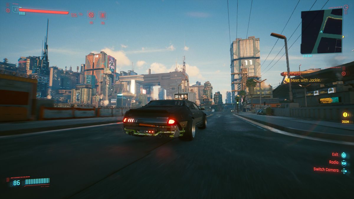 Cyberpunk 2077 | PlayStation 4 | gameplay screenshot | Data by MobyGames.com