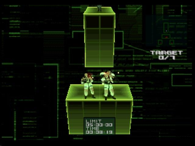 
Metal Gear Solid: VR Missions | PlayStation | gameplay screenshot | Region: North America | source-country= | Data by MobyGames.com