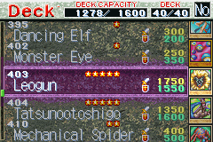 Yu-Gi-Oh!: Reshef of Destruction | Game Boy Advance | gameplay screenshot | Region: North America | source-country= | Data by MobyGames.com
