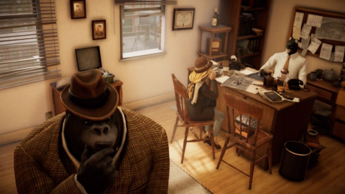 
Blacksad: Under the Skin | PlayStation 4 | gameplay screenshot | Data by MobyGames.com