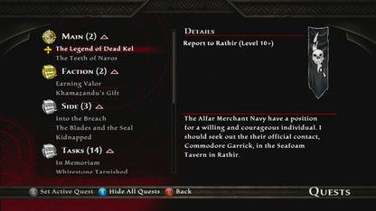 Kingdoms of Amalur: Reckoning | Xbox 360 | gameplay screenshot | region=North America | source-country= | zypher-v2 | moby-2d131e665aa3 | Data by MobyGames.com