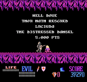
Wizards & Warriors | NES | gameplay screenshot | Data by MobyGames.com