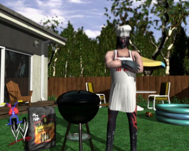 WWE Crush Hour | PlayStation 2 | gameplay screenshot | Region: North America | source-country= | Data by MobyGames.com