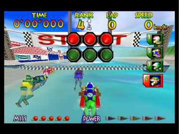 
Wave Race 64: Kawasaki Jet Ski | Nintendo 64 | gameplay screenshot | Data by MobyGames.com