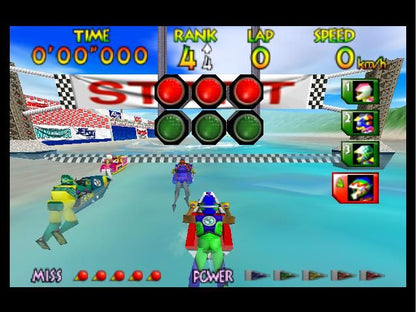 
Wave Race 64: Kawasaki Jet Ski | Nintendo 64 | gameplay screenshot | Data by MobyGames.com