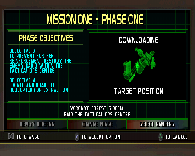 Spec Ops: Stealth Patrol | PlayStation | gameplay screenshot | region=North America | source-country= | zypher-v2 | moby-59593446e9cb | Data by MobyGames.com