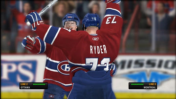 NHL 08 | Xbox 360 | gameplay screenshot | region=North America | source-country= | zypher-v2 | moby-ddac28ffd88f | Data by MobyGames.com