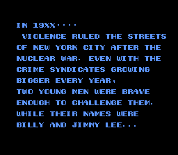 
Double Dragon II: The Revenge | NES | gameplay screenshot | Data by MobyGames.com