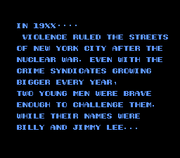 
Double Dragon II: The Revenge | NES | gameplay screenshot | Data by MobyGames.com