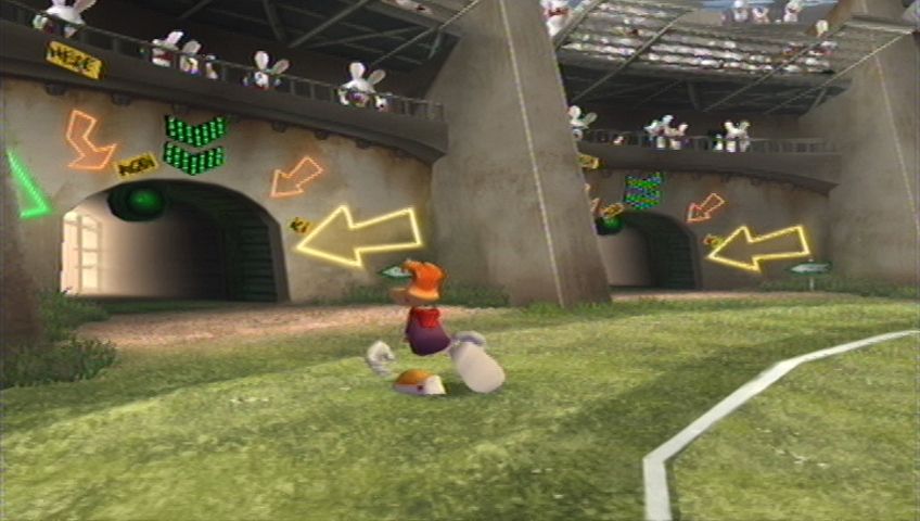 Rayman: Raving Rabbids | Wii | gameplay screenshot | region=North America | source-country= | zypher-v2 | moby-c9650bde301f | Data by MobyGames.com