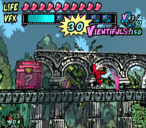 Viewtiful Joe | GameCube | gameplay screenshot | Data by MobyGames.com