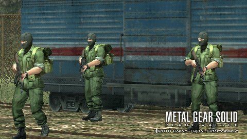 Metal Gear Solid: Peace Walker | PSP | gameplay screenshot | Data by MobyGames.com