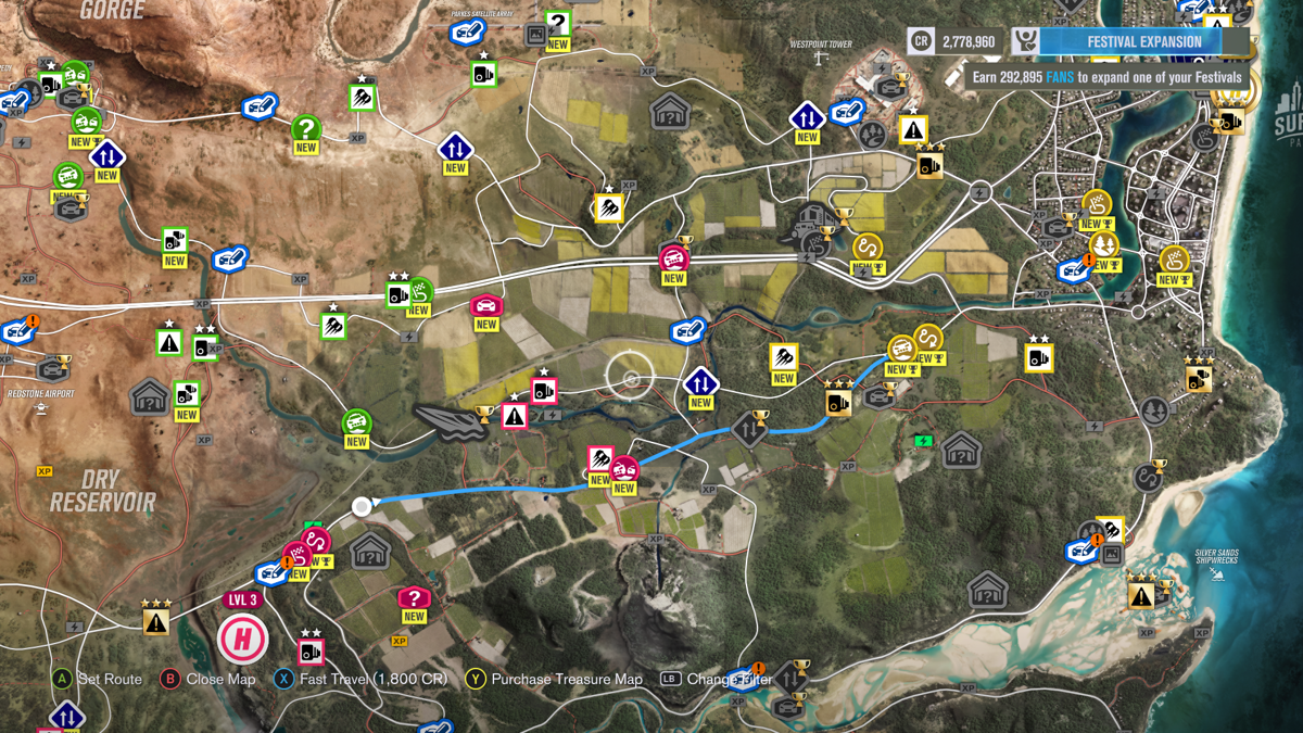 
Forza Horizon 3 | Xbox One | gameplay screenshot | Data by MobyGames.com