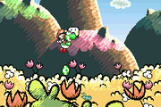 
Yoshi's Island: Super Mario Advance 3 | Game Boy Advance | gameplay screenshot | Region: North America | source-country= | Data by MobyGames.com