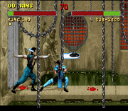 
Mortal Kombat II | SNES | gameplay screenshot | Data by MobyGames.com