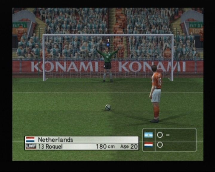 
World Soccer: Winning Eleven 8 International | PlayStation 2 | gameplay screenshot | Data by MobyGames.com