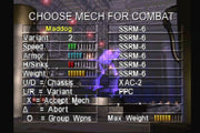 
MechWarrior 2: 31st Century Combat | PlayStation | gameplay screenshot | Data by MobyGames.com