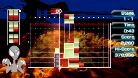
Lumines II | PSP | gameplay screenshot | Region: North America | source-country= | Data by MobyGames.com