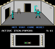 Infiltrator | NES | gameplay screenshot | region=North America | source-country= | zypher-v2 | moby-dc394f1ed2ab | Data by MobyGames.com