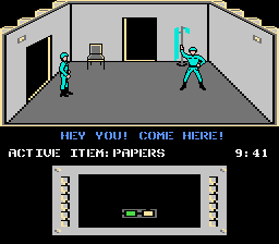 Infiltrator | NES | gameplay screenshot | region=North America | source-country= | zypher-v2 | moby-dc394f1ed2ab | Data by MobyGames.com