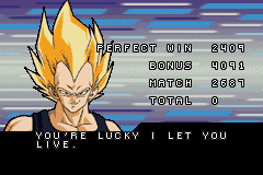 
Dragon Ball Z: Taiketsu | Game Boy Advance | gameplay screenshot | Data by MobyGames.com